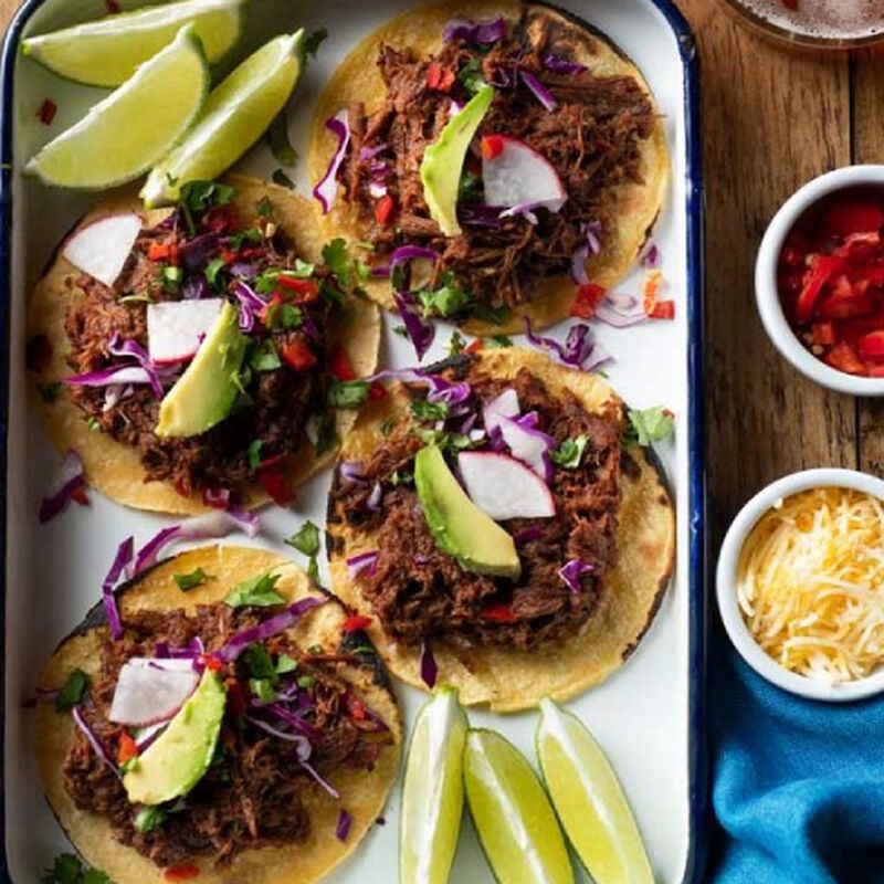 Easy Shredded Beef Street Tacos Recipe | Perdue Farms