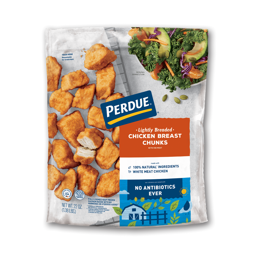 Perdue Lightly Breaded Chicken Breast Chunks image number 0