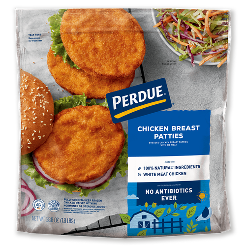 Breaded Chicken Breast Patties