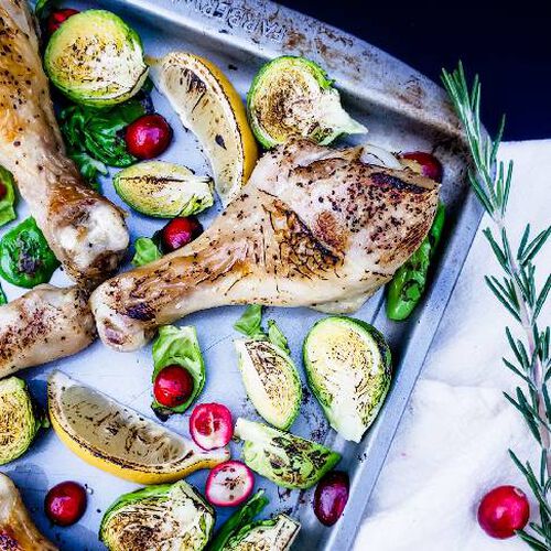 Cranberry Lemon Drumsticks