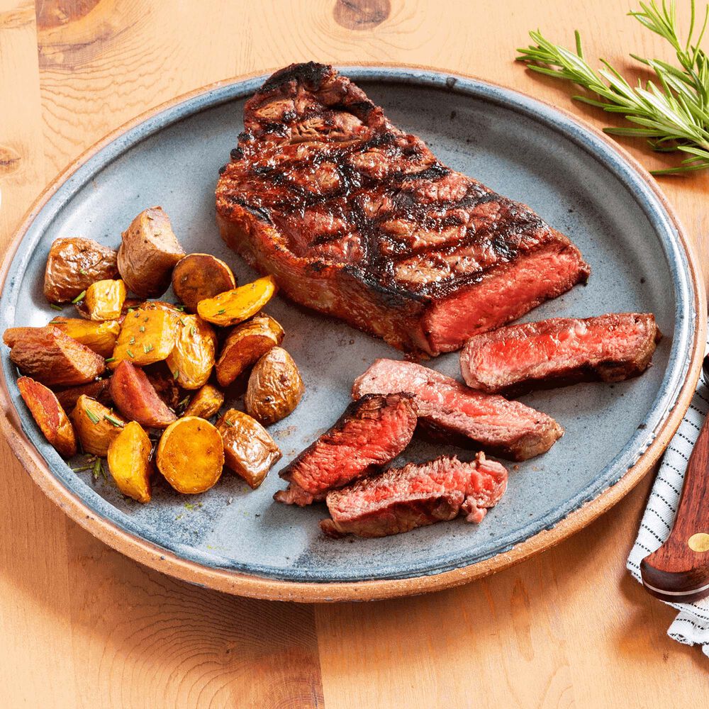 USDA Prime Angus New York Strip Steak - 16 oz. dinner image number 0