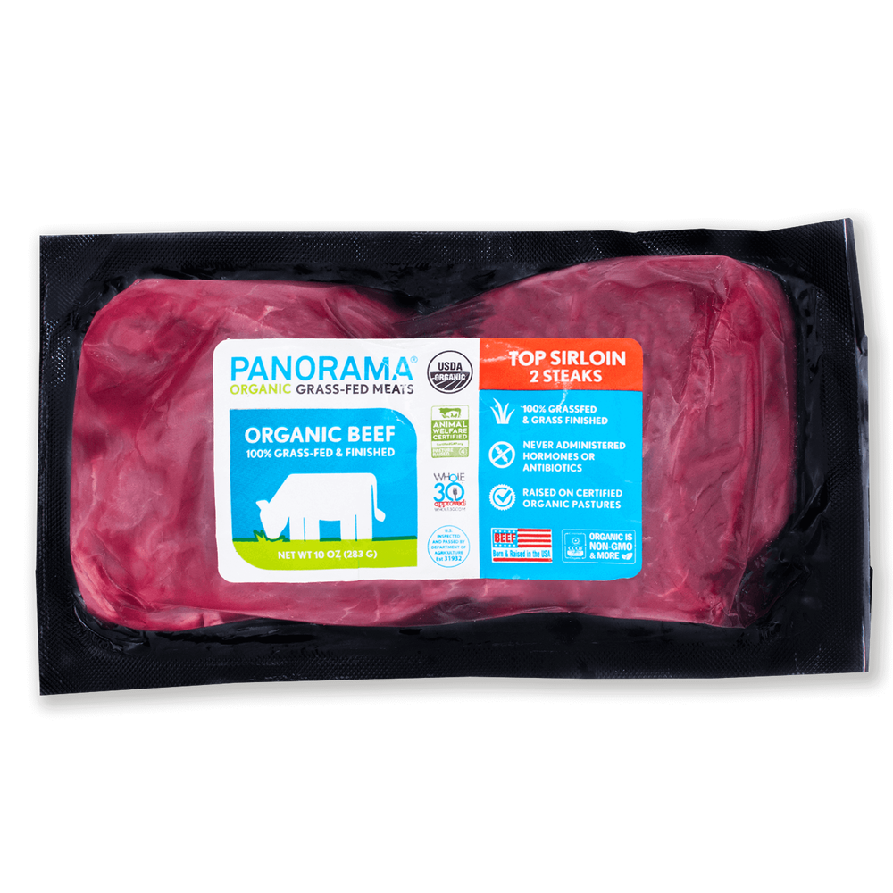 Panorama Organic Grass-Fed Beef Sirloin Steaks image number 3
