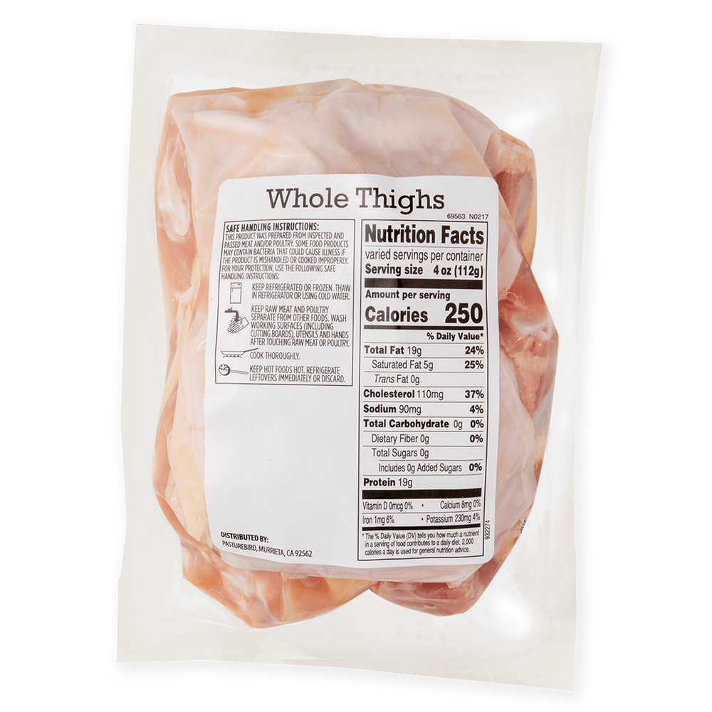 Pasturebird Pasture Raised Bone-In Chicken Thighs image number 7
