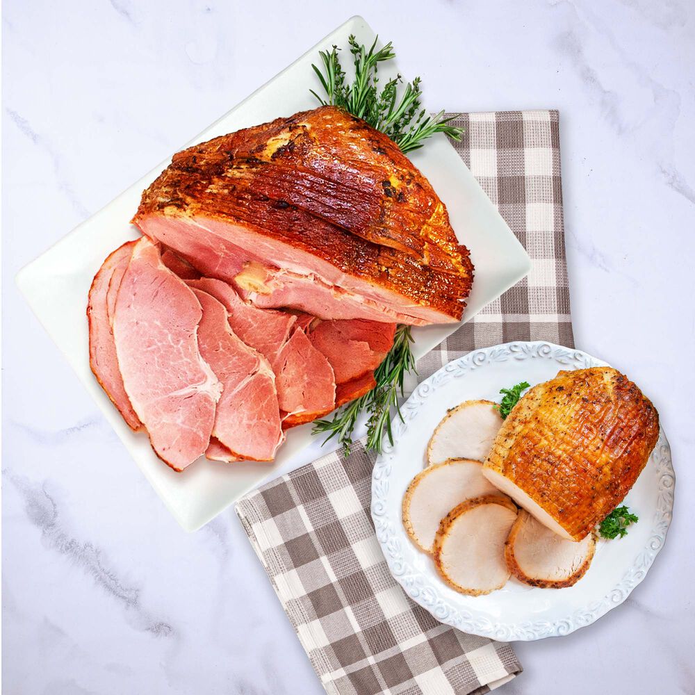 Farm to Table Spiral Ham and Turkey Roast Bundle image number 0