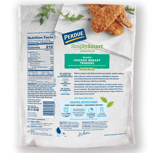 Organic Breaded Chicken Breast Tenders