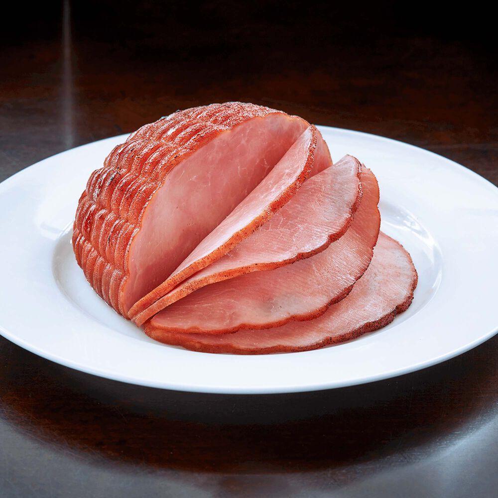 Applewood-Smoked Uncured and Sliced Quarter Ham image number 1