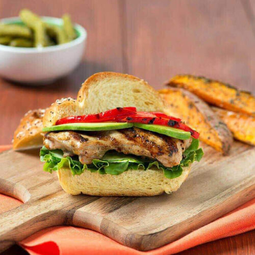 Asian-Lime Grilled Chicken Sandwich