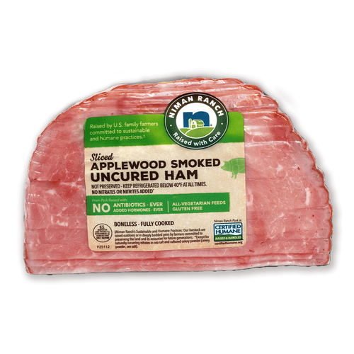 Applewood-Smoked Uncured and Sliced Quarter Ham