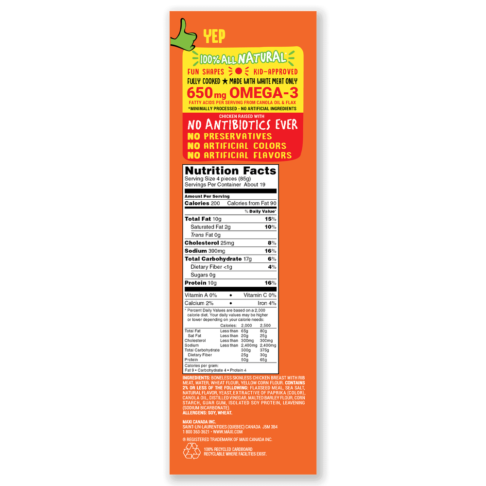 Yummy All-Natural Dino Chicken Nuggets | Perdue Farms
