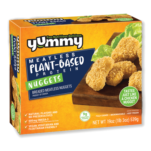 Yummy Meatless Plant-Based Protein Nuggets