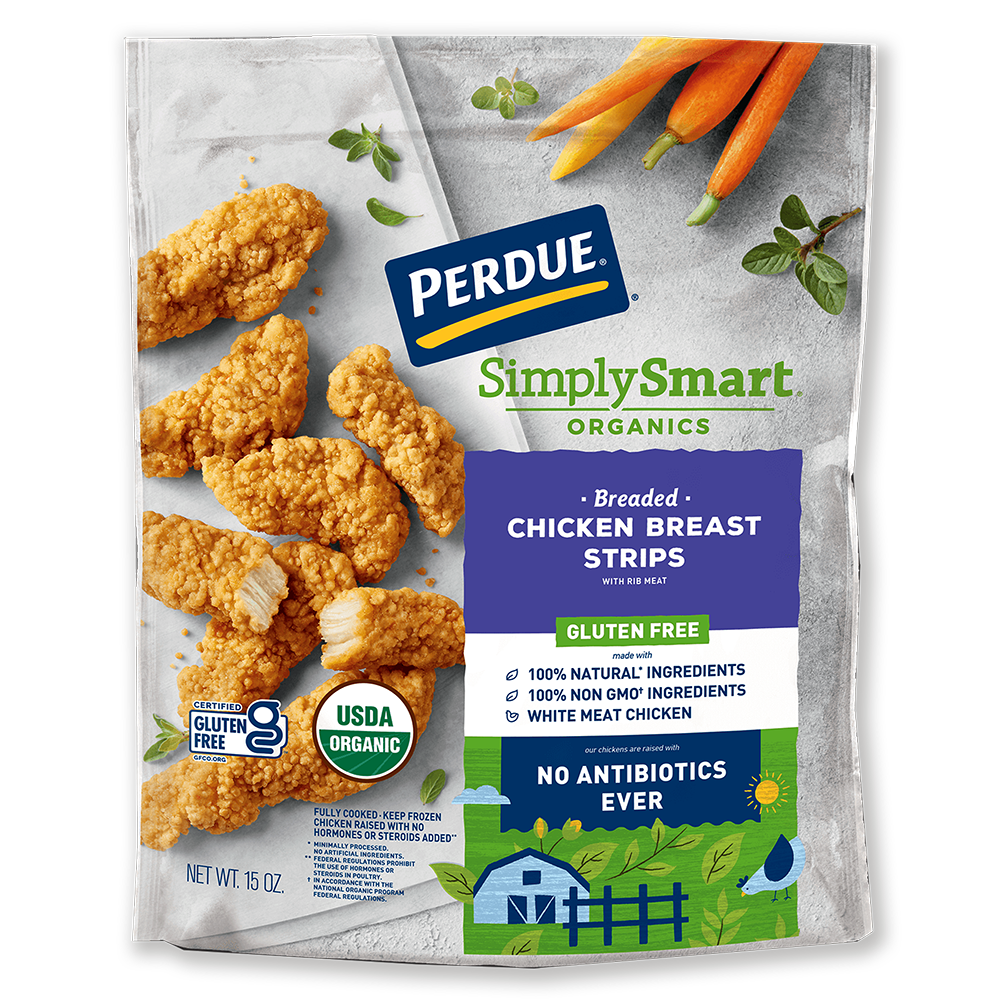 Perdue SimplySmart Organics Gluten Free Breaded Chicken Strips image number 0