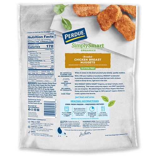 Organic Breaded Chicken Breast Nuggets