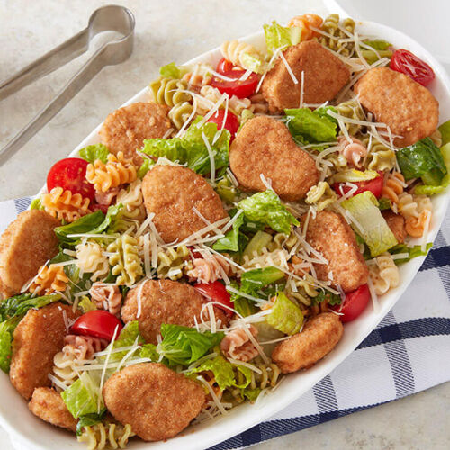 Chicken Nugget Pasta Salad