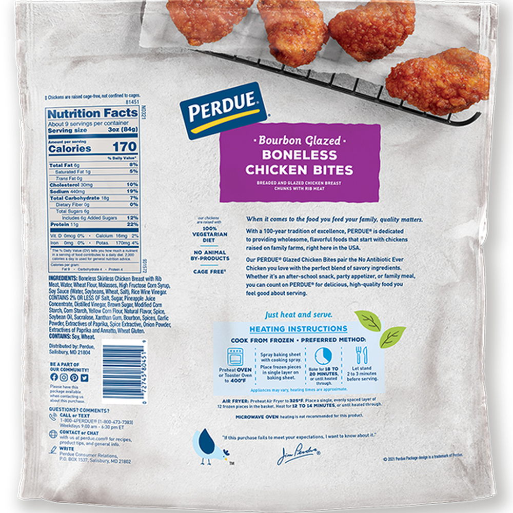 Perdue Bourbon-Style Boneless Chicken Bites image number 1