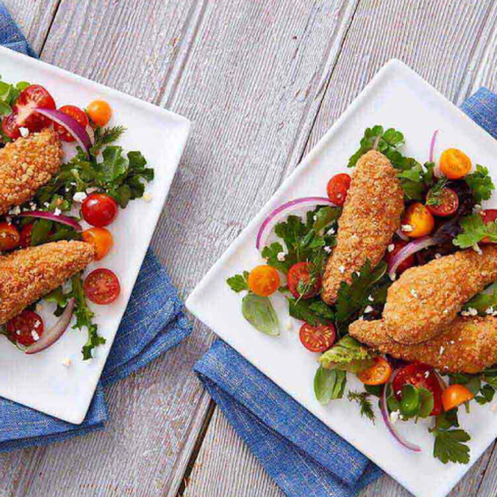 Greek Salad With Gluten-Free Chicken Tenders image number 0