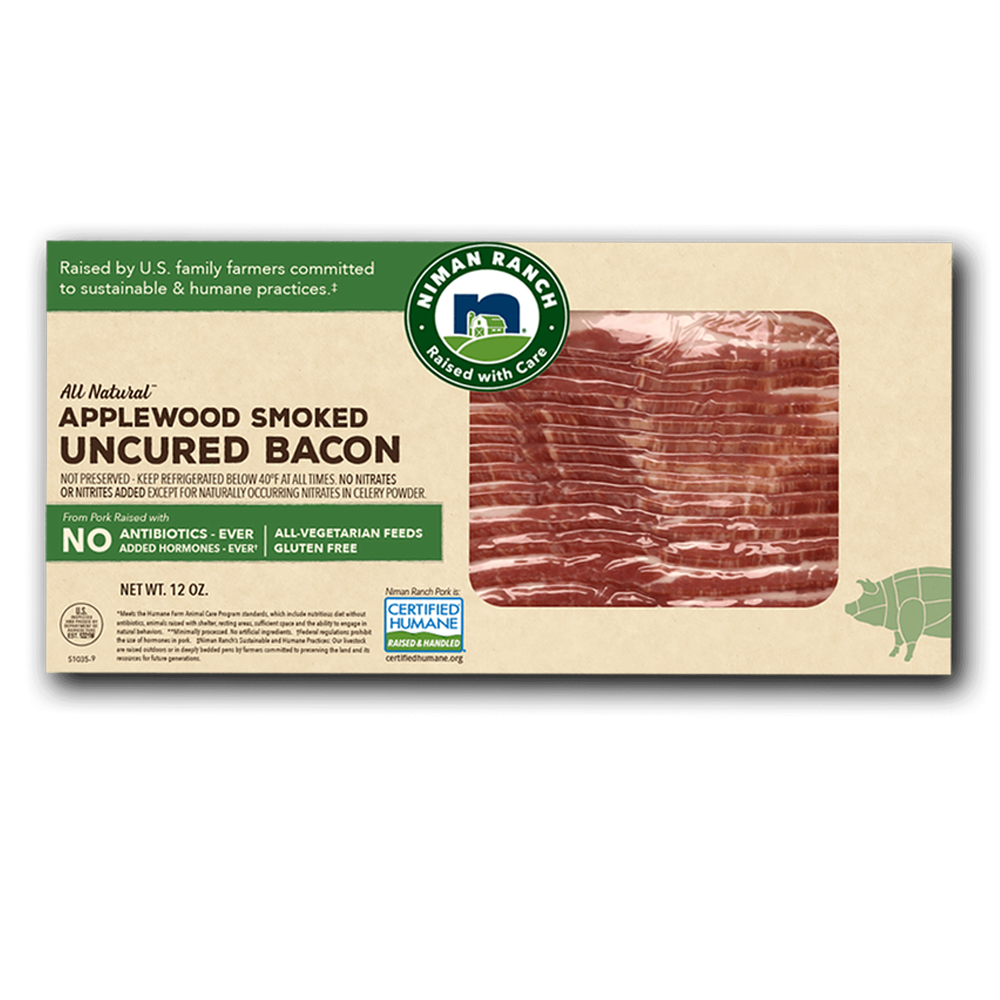 Niman Ranch Applewood Smoked Uncured Bacon image number 1