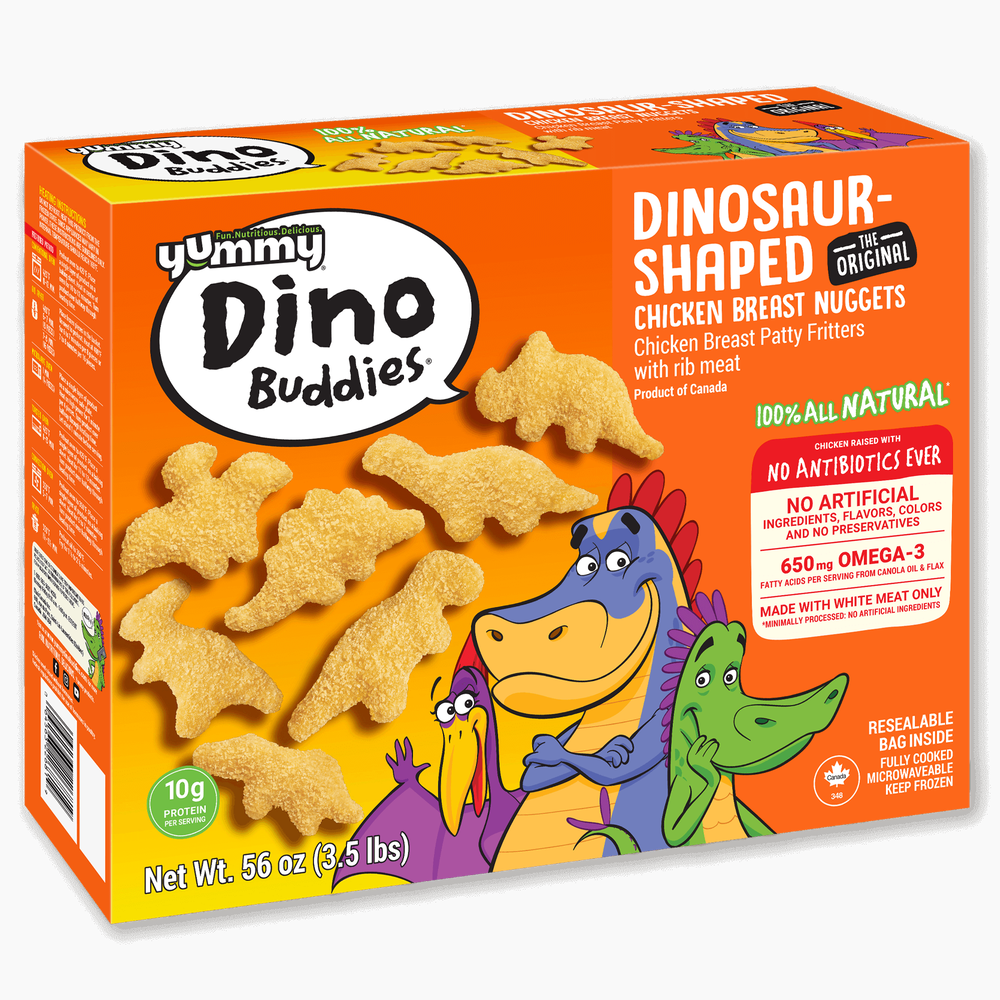 Yummy All-Natural Dino Chicken Nuggets | Perdue Farms