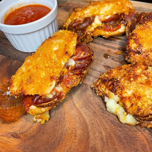 Chicken-Stuffed Pizza