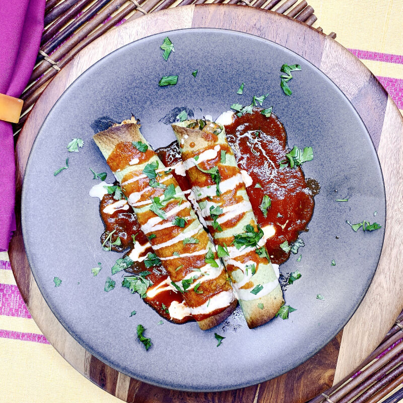 Keto-Friendly Baked Chicken Flautas image number 0
