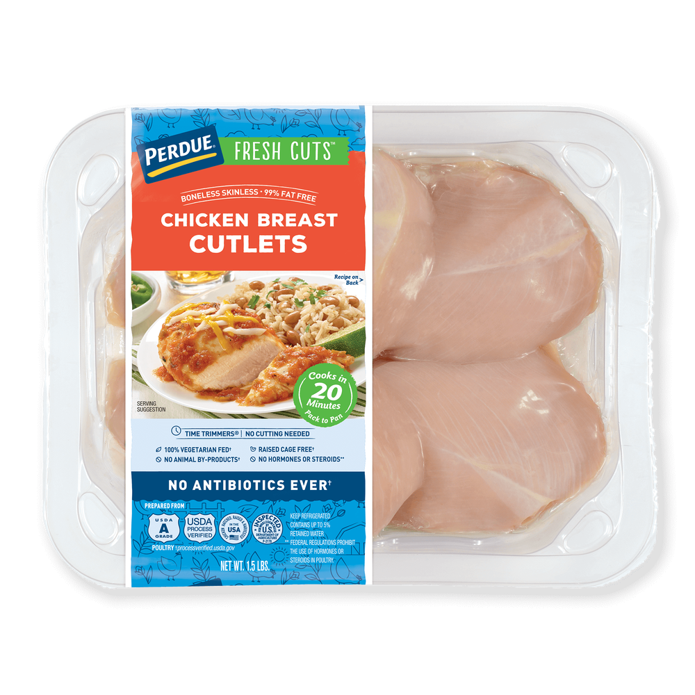 Pre-Cut Chicken Breast Cutlets image number 7