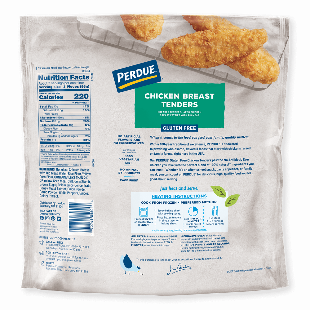 Perdue Breaded Chicken Breast Tenders Gluten Free image number 1