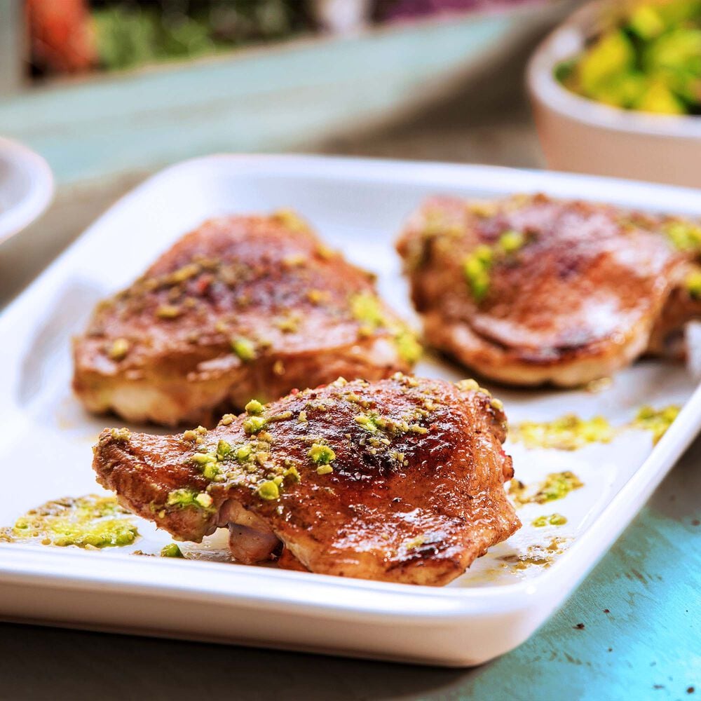 Pasturebird Pasture Raised Bone-In Chicken Thighs image number 1