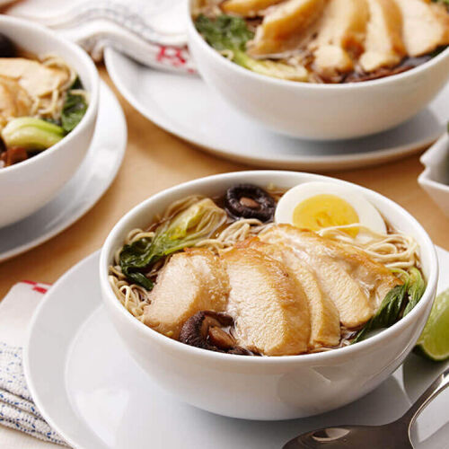 Homemade Chicken and Mushroom Ramen