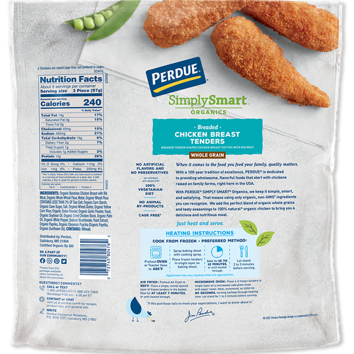 Organic Whole Grain Chicken Breast Tenders