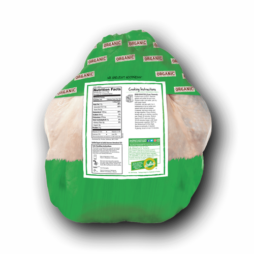 Perdue Harvestland Organic Whole Chicken With Giblets and Necks
