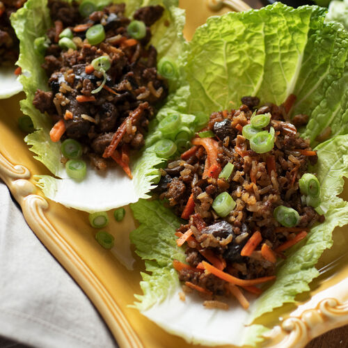 Asian-Style Pork-Stuffed Cabbage Rolls