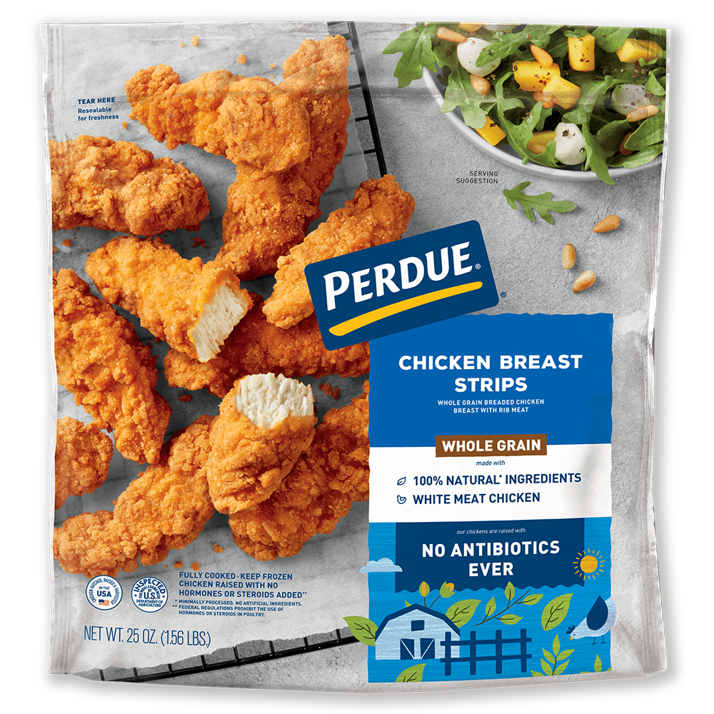 Perdue Whole Grain Chicken Breast Strips image number 0