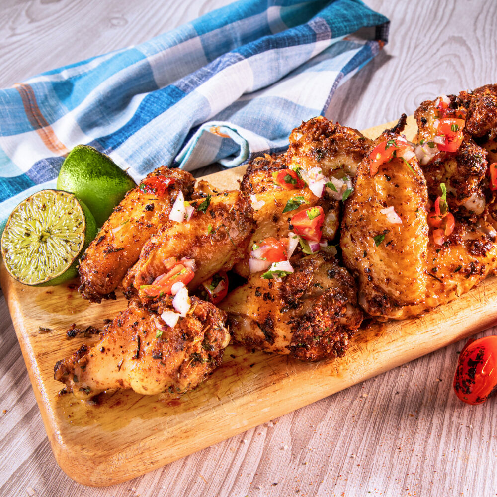 Grilled Chicken Wings with Salsa Rub image number 0