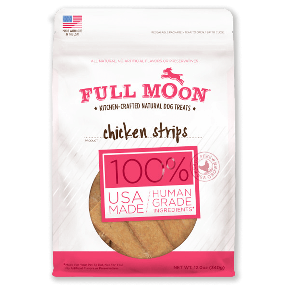 Full Moon Chicken Strips, Small, Dog Treats image number 0