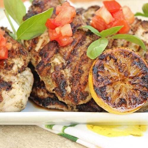 Grilled Pesto Chicken