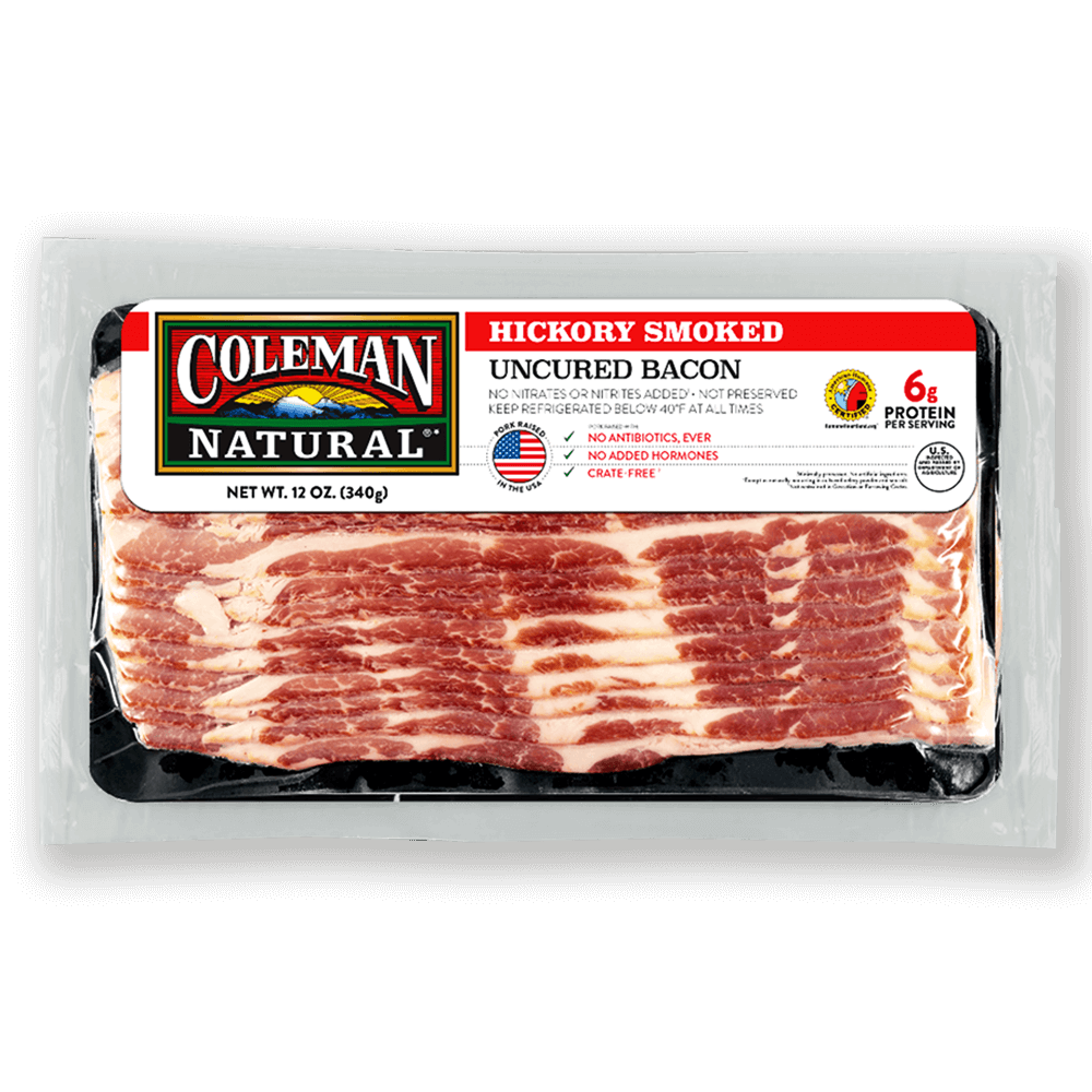 Coleman Natural Uncured Hickory Smoked Bacon image number 0