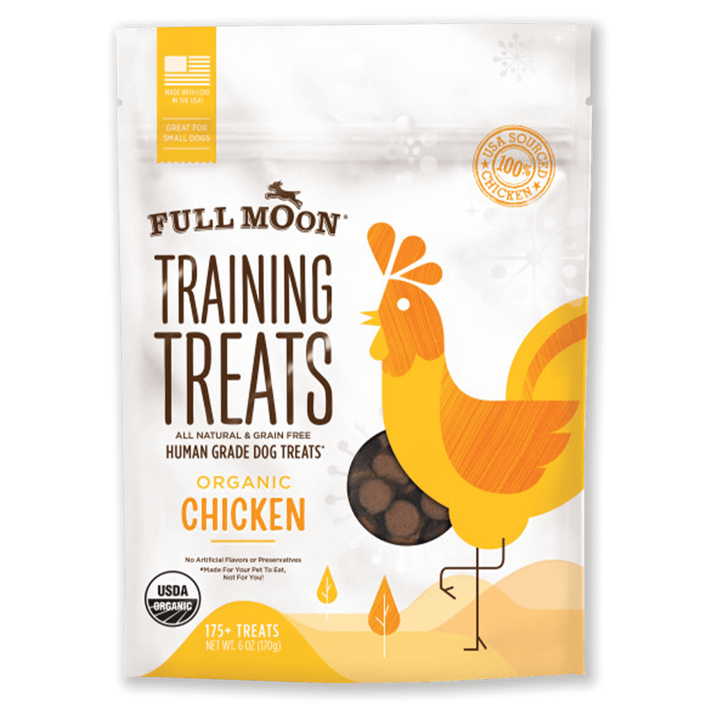 Full Moon Organic Chicken Training Treats For Dogs image number 0