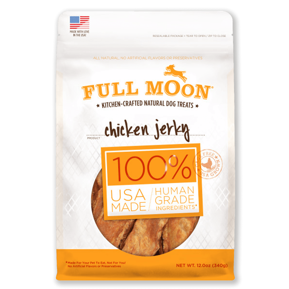 Full moon chicken jerky top dog treats