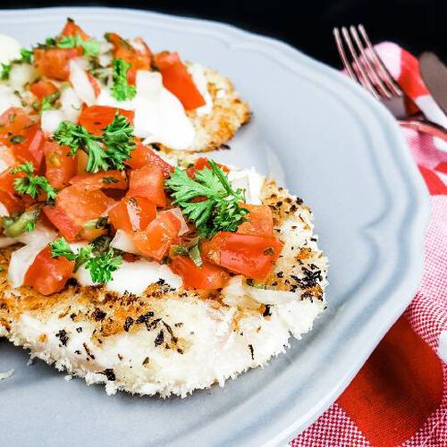 Bruschetta Chicken Cutlets