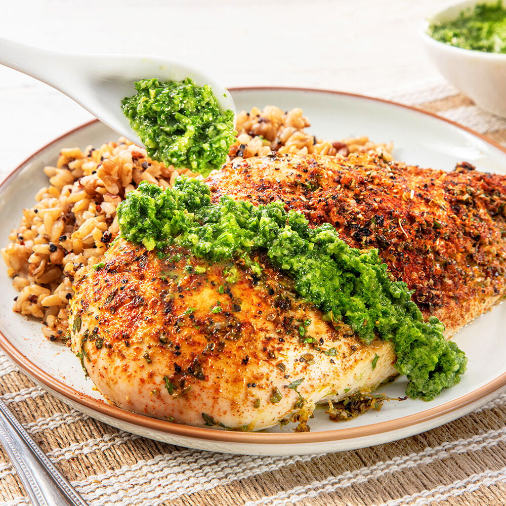 Grilled Criollo Chicken Breasts with Chimichurri image number 0