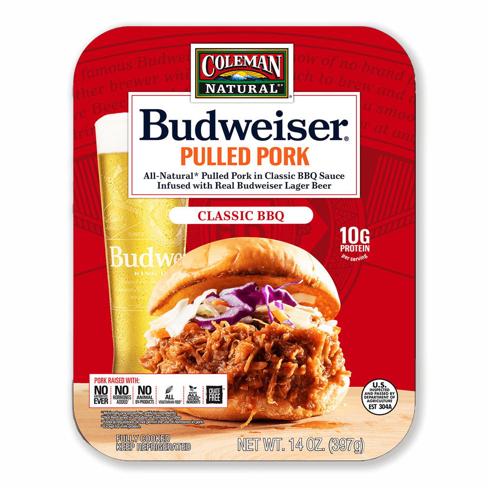 Coleman Natural Budweiser&reg; BBQ Classic Pulled Pork image number 1