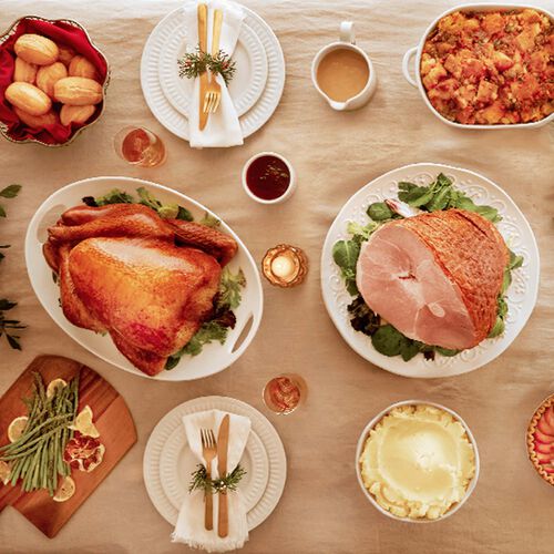 Holiday on the Farm Spiral Ham and Whole Turkey Bundle
