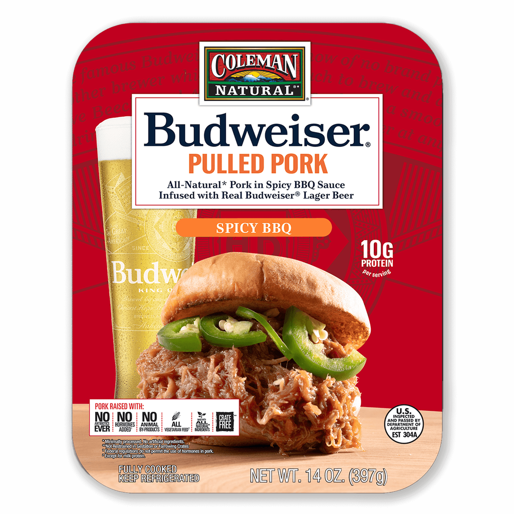 Coleman Natural Budweiser&reg; BBQ Spicy Pulled Pork image number 2