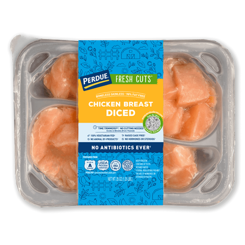 Pre-Cut Diced Chicken Breasts
