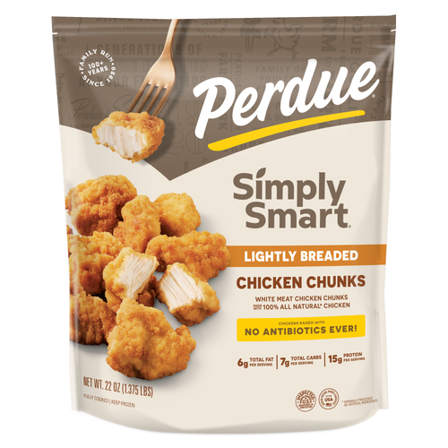 Lightly Breaded Chicken Breast Chunks