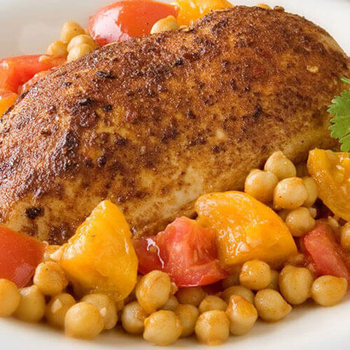 Smoked Paprika Chicken in Tomato and Bean Sauce