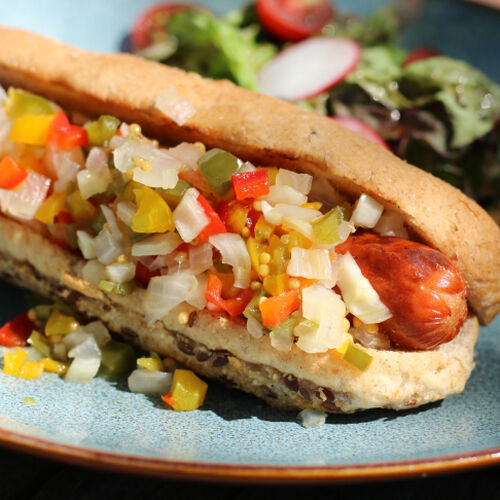 Zesty Veggie Relish Franks