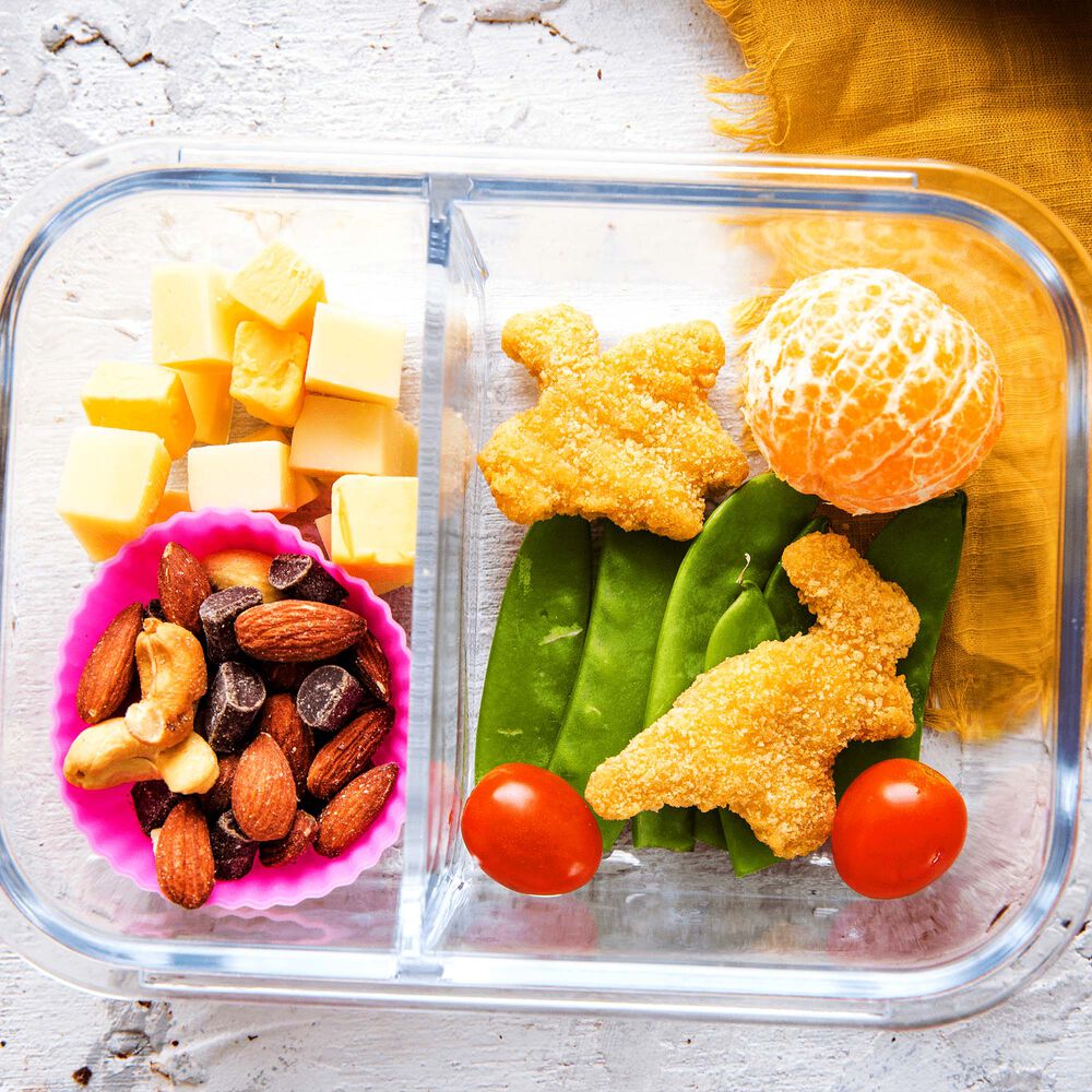 Yummy Dino Buddies Whole Grain Dinosaur-Shaped Chicken Breast Nuggets image number 1