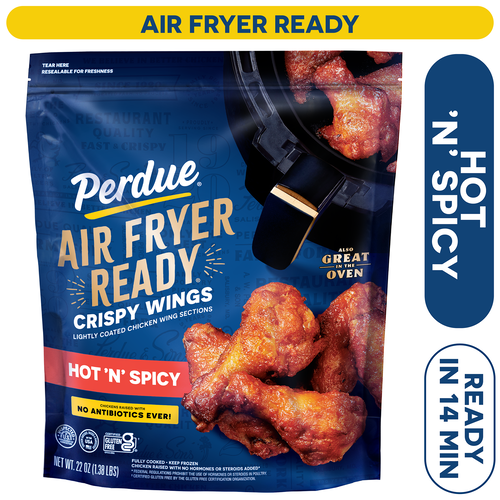 PERDUE&reg; AIR FRYER READY&trade; HOT 'N SPICY CRISPY WINGS