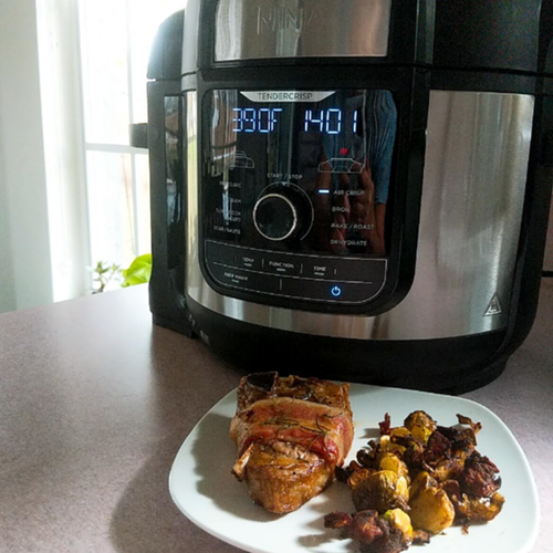 Lamb Loin Chops Wrapped in Bacon