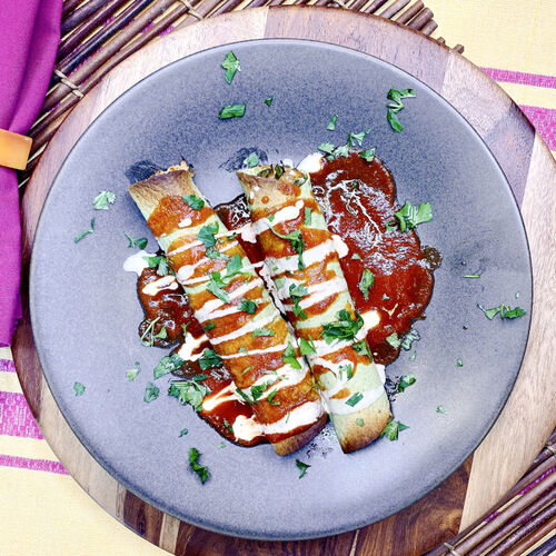 Keto-Friendly Baked Chicken Flautas